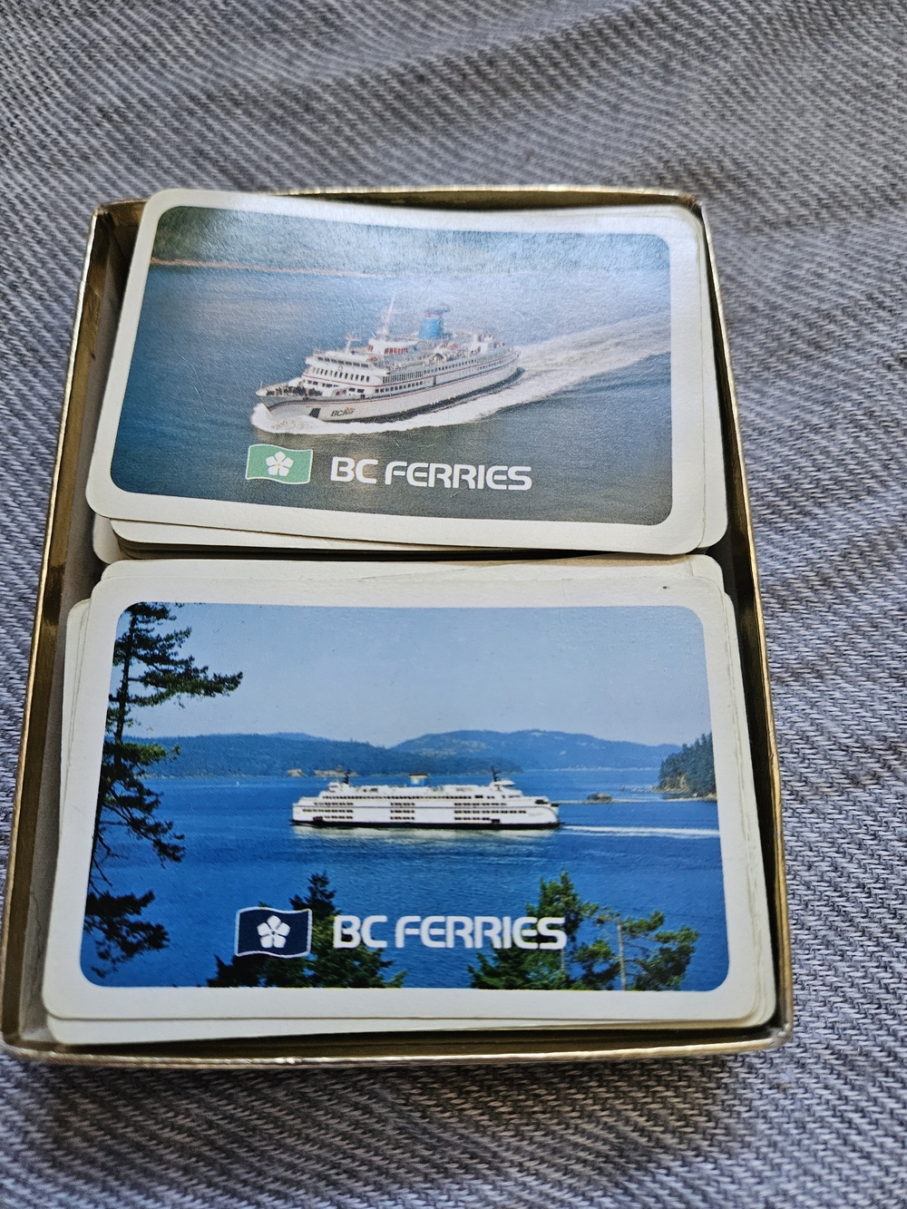 Blue Travel Card Deck – Set of Ferry Image Cards